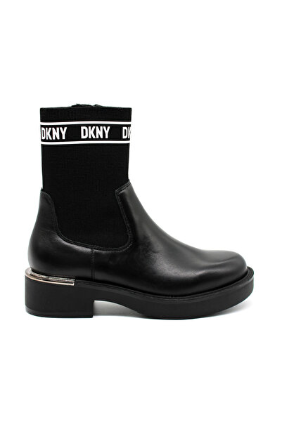 Dkny Γυναικεία Δερμάτινα Tully Μποτάκια Μαύρα K3317661-BLACK