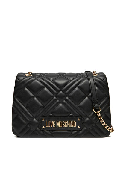 Love Moschino Γυναικεία Τσάντα Ώμου Μαύρη JC4153PP1MLA0-000