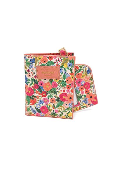 Solemina Patterned Passport Cover and Luggage Tag Travel Set