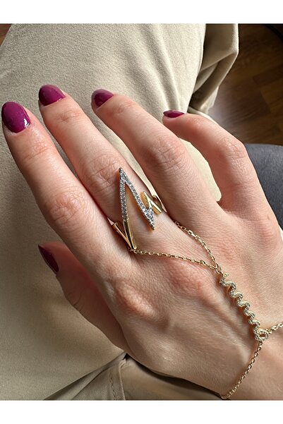 ringbox Double Color Big V Ring
