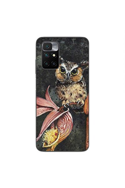 OEM Case compatible with Xiaomi Redmi 10 Silicone Gel Tpu Pattern Owl Painted