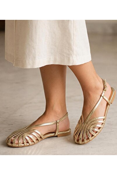 Pine Cone Thin Strap Women's Sandals