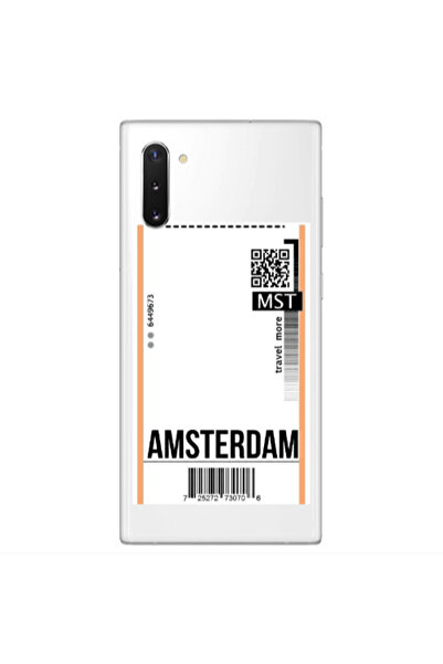 Other Samsung Note 10 Plus Amsterdam Travel More Transparent Silicone TPU Θήκη