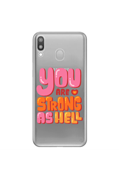 Other Samsung M20 You are Love Strong Transparent Silicone TPU Θήκη