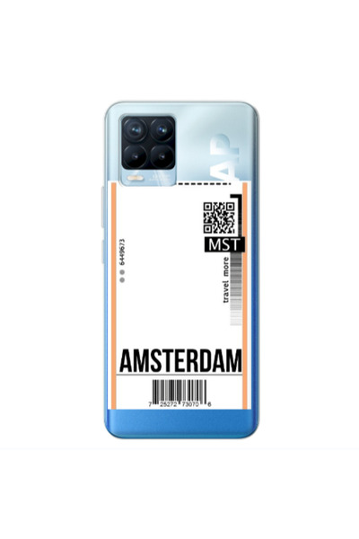 Other Realme 8 Pro Amsterdam Travel More Transparent Silicone TPU Θήκη