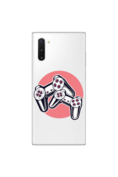 Other Samsung Note 10 Plus Retro Joysticks Transparent Silicone TPU Θήκη
