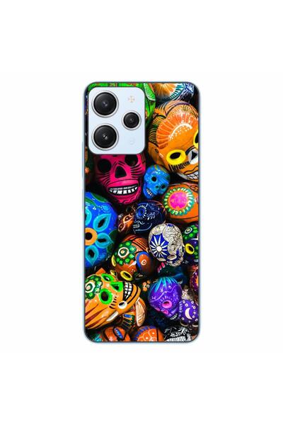 OEM Θήκη συμβατή με Xiaomi Redmi 12 4G από σιλικόνη gel TPU με σχέδιο πολύχρω...