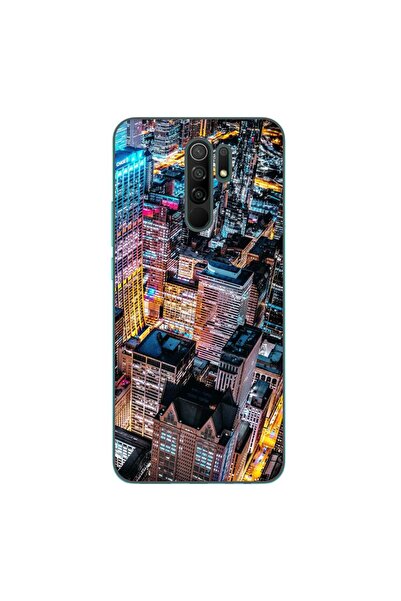 OEM Husa compatibila cu Xiaomi Redmi 9 Silicon Gel Tpu Model Night City