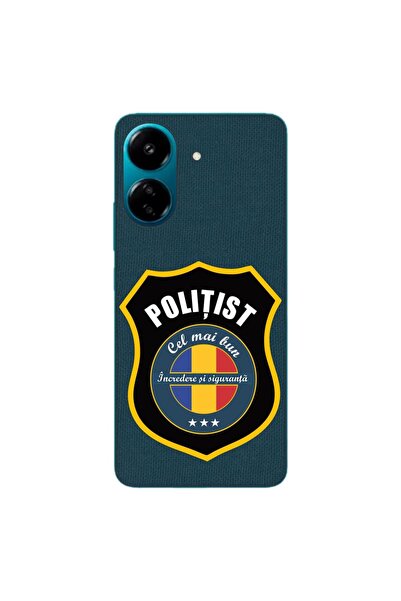 OEM Θήκη συμβατή με Xiaomi Redmi 13C 4G Σιλικόνης Τζελ TPU Μοντέλο Αστυνομικός
