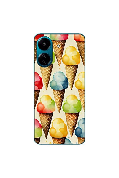 OEM Калъф, съвместим с Xiaomi Redmi 13C 4G, силиконов гел TPU модел с десен н...