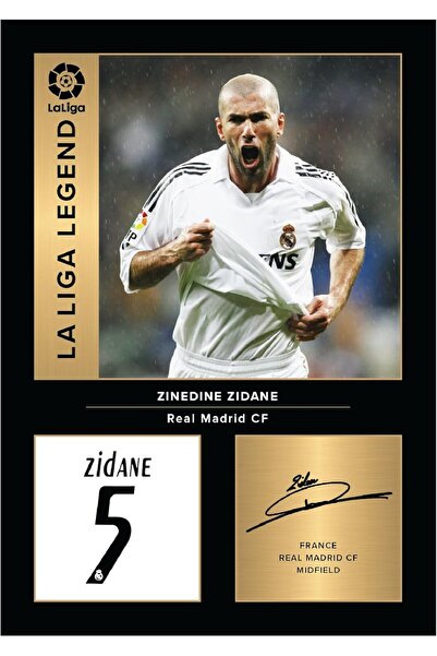 Generic Wall Art – Zinedine Zidane Real Madrid Legends A3 Printed Photo Displ...
