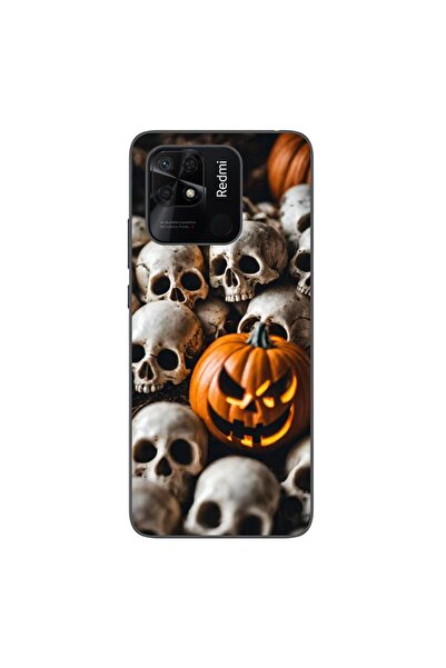 OEM Husa compatibila cu Xiaomi Redmi 10C Silicon Gel Tpu Model Halloween Patt...