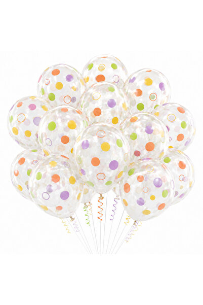 Ropet Set 100 Baloane Transparente Cu Buline, 30 cm,