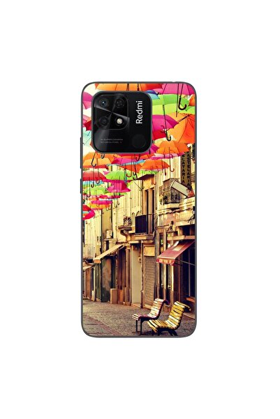 OEM Husa compatibila cu Xiaomi Redmi 10C Silicon Gel Tpu Model Strada Umbrele...