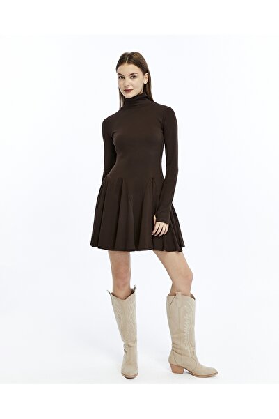 BUSEN Women's Dress Lw0000031 Aci Brown