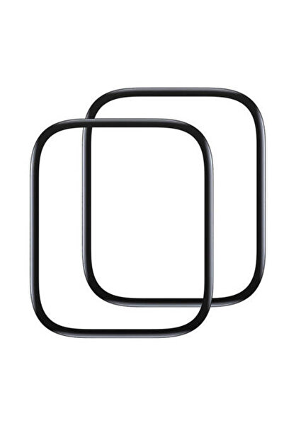 Baseus Sticlă securizată cu ecran curbat de 41 mm pentru Apple Watch 7 (2 buc...