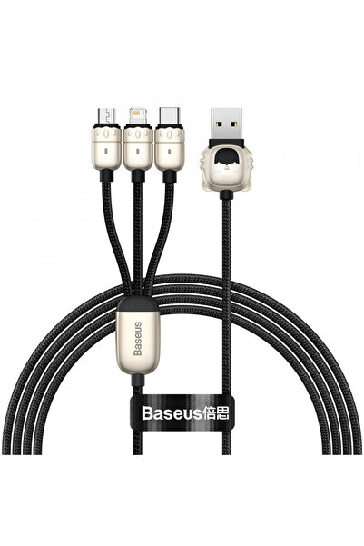 Baseus Anul Tigrului Cablu USB 3 în 1 - Lightning / USB Tip C / micro USB 3,5...