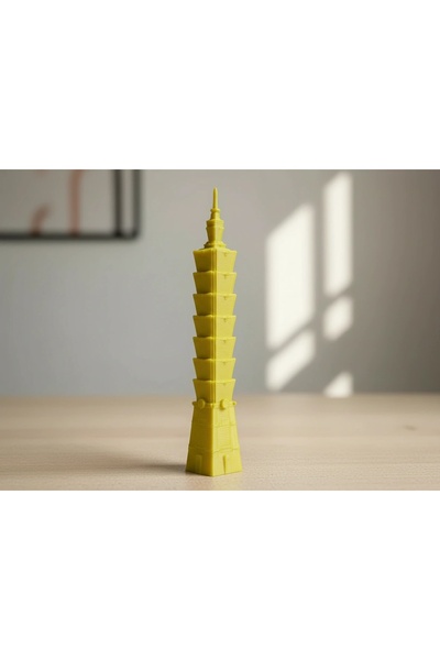 OEM Taipei 101 Miniature Model, 3D Printed Decorative Object