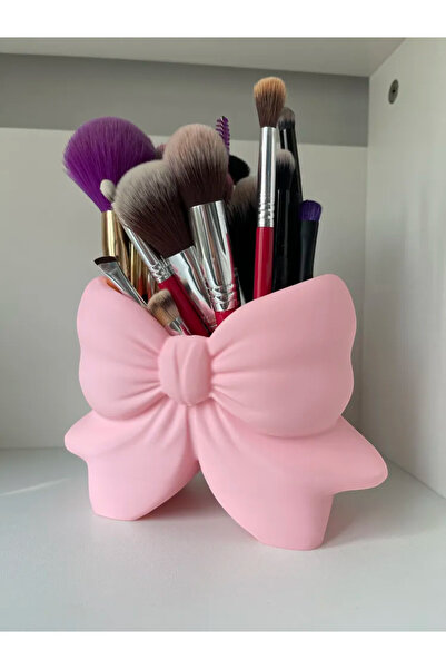MT STUDİO Bow Design Makeup Organizer |   Jewelry Organizer |   Makeup Brush,...