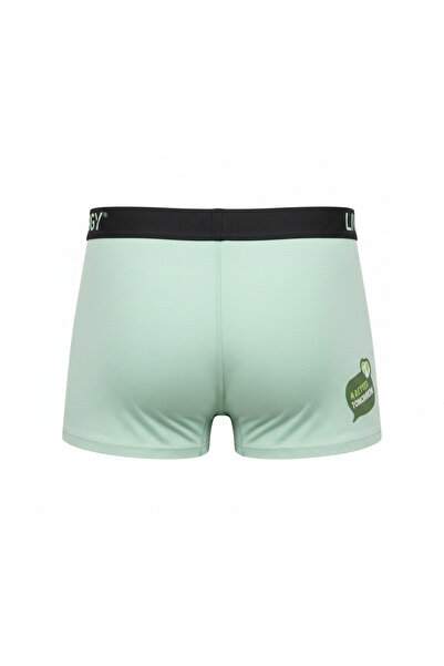 LIVERGY Men's Mint Green Cotton Boxer Shorts