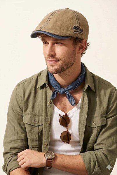 Hat Town Eskitme Vintage Newsboy Kasket Şapka