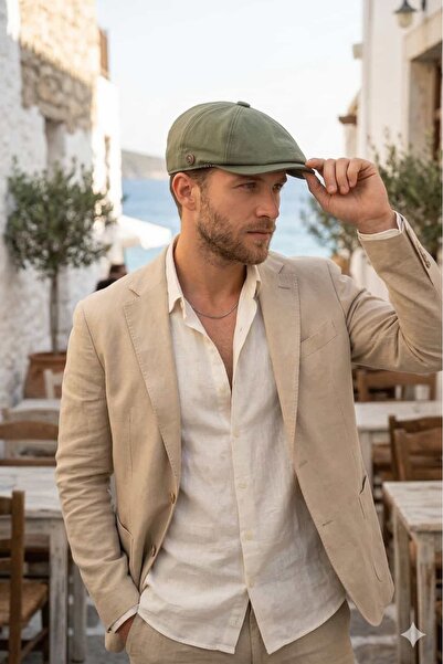 Hat Town Linen 8-Piece Peaky Blinders Model Newsboy Cap Hat