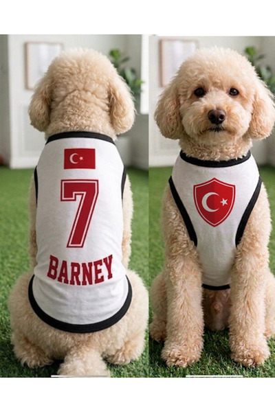 Barneystore Kedi Köpek Türk Bayraklı Atlet