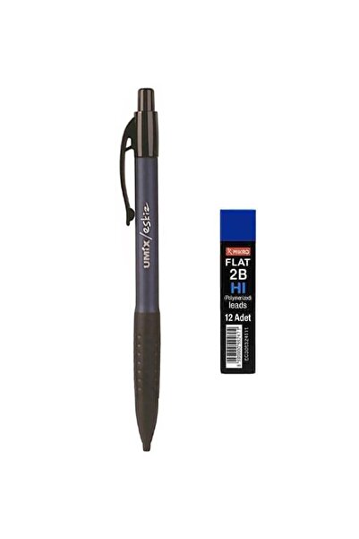 Umix Sınav / Eskiz Versatil Kalem 1.8 x 0.9 Mm Mavi + Mikro Kalem Ucu 2B 1.8 Mm