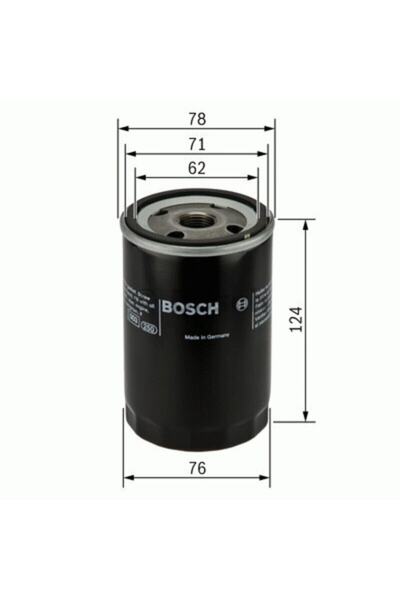 Bosch Yag Fıltresı Mercedes W201 190e-230e 84-93 C124 S124 W124 85-93 R107 R1...