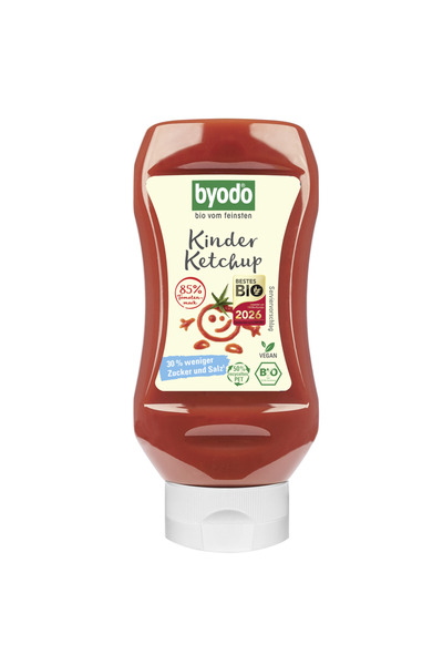 Byodo Βιολογική Κέτσαπ για Παιδιά 85% Ντομάτες Γλυκαίνεται με Αγκάβη 300 ml