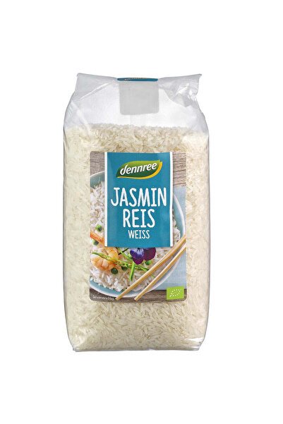 Dennree Orez alb organic Jasmine 500 g