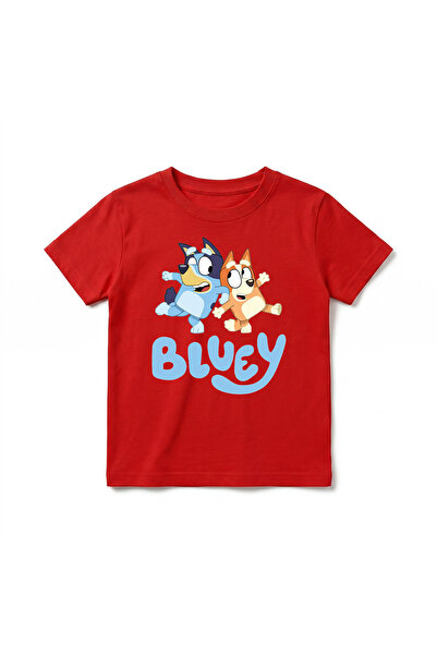 URBANTRENDSTORE Bluey majica sa printom, unisex, za devojčice i dečake, bicik...