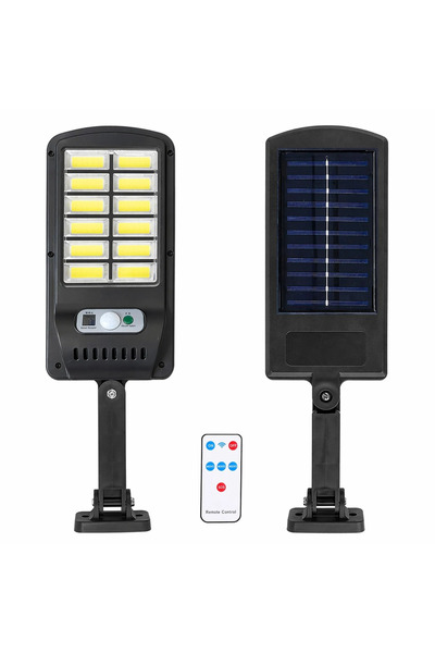 Zenorius Lampă Stradala Solara LED 19.5×10cm, cu Panou Solar Integrat, Senzor...