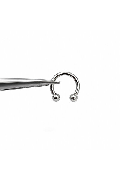 Dragon Cerrahi Çelik Çift Toplu Halka Piercing