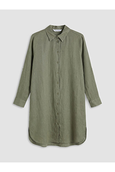 LC Waikiki Nevavm Oversize 100% Linen Women's Shirt Tunic with a Difference
