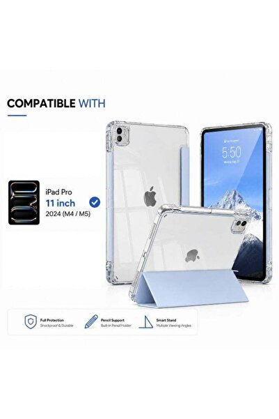 Generic Premium Acrylic Clear Case for iPad Pro 11 Inch 2024 (M4 / M5) – Anti...