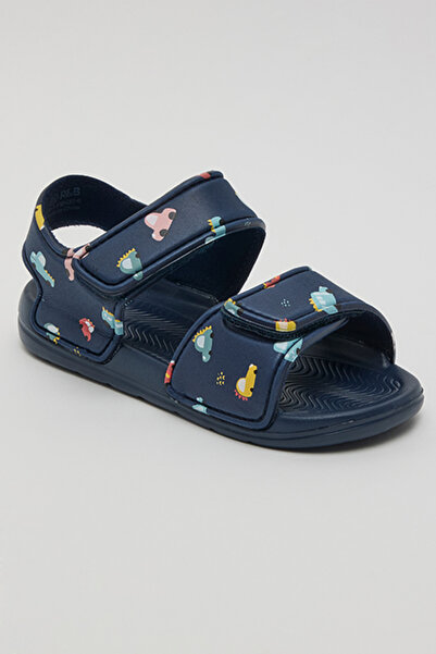 R&B Printed Velcro Sandals