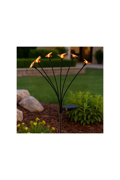 OEM Lampă solară LED pentru grădină, neagră, 70cm, stick exterior, fără cablu...
