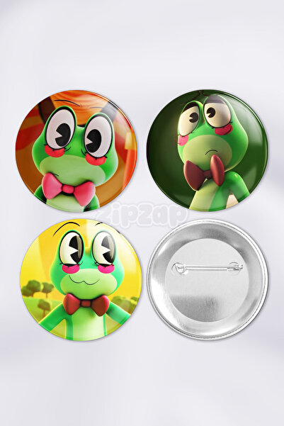 ZipZap Ribbit TADC The Amazing Digital Circus Çanta Süsü Rozet İğneli Buton R...