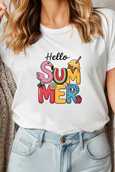 Sarah's Boutique Women's T-shirt – 100% cotton – Fruity Summer