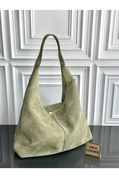 My Easy Shop New season women's bag genuine suede leather