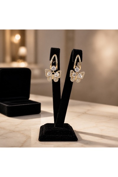 ALİSSA VİP XUPİNG KÜPE 14K GOLD KARARMAZ ALERJİ YAPMAZ