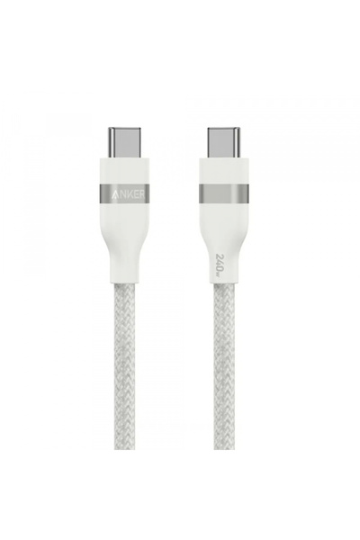 Anker Cablu Date si Incarcare USB-C - USB-C Anker, 240W, 0.9m, Alb A82E2H21