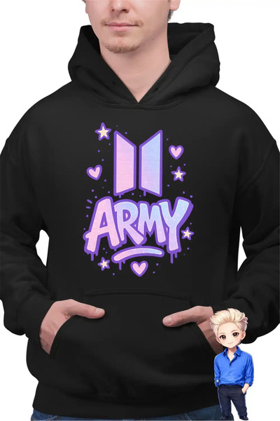 OEM Men's BTS Army K-Pop Hoodie