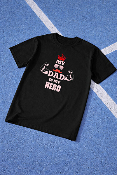 LORVEX Dad T-Shirt Father's Day Oversize 100% Cotton Printed Men's T-Shirt Co...