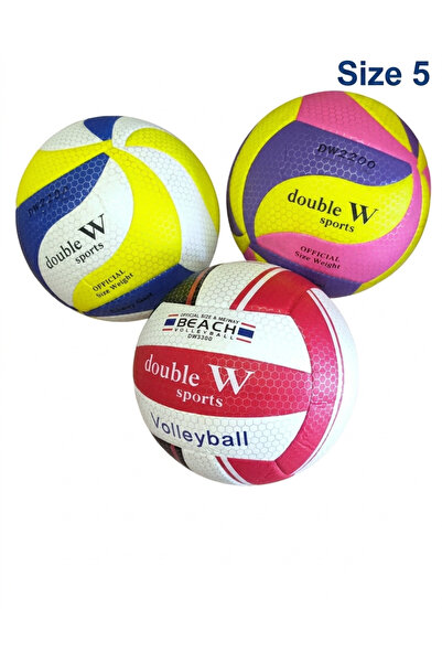 DOUBLE W SPORT كرة طائرة دبل دبليو رقم: 5 مقاس 5