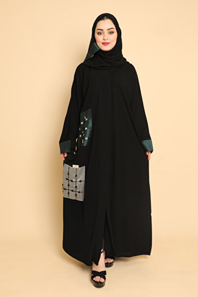 Stylish Fashion Stylish Fashion Classic Abaya with Front Embroidery