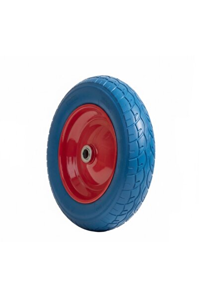 UNİBOX Spuma 400-8 wheelbarrow, 14'' axle, for intensive use, Blue-Red
