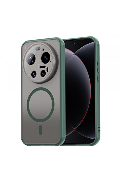 Techsuit Husa MagSafe pentru Xiaomi 17 Ultra, Techsuit, HaloFrost II, Verde