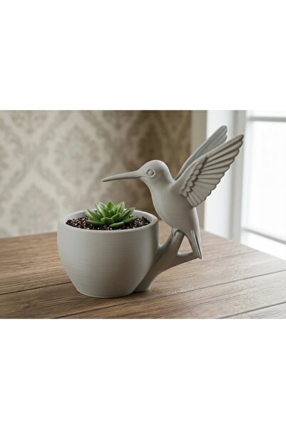 OEM Ghiveci Decorativ cu Pasăre Colibri, Suport pentru Plante mici